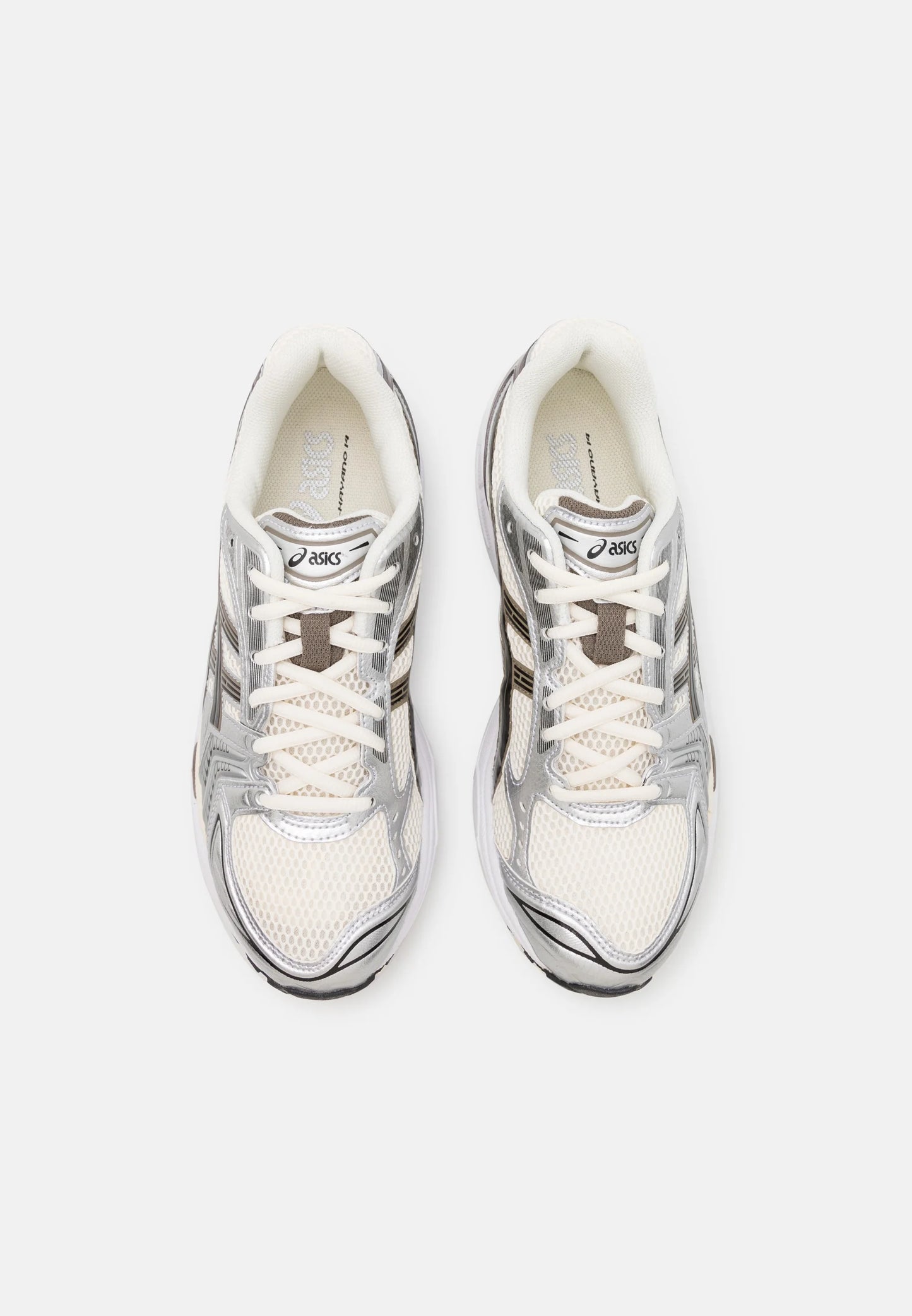 Asics Gel-Kayano 14 - Unisex - Cream Zwart Metallic Plum