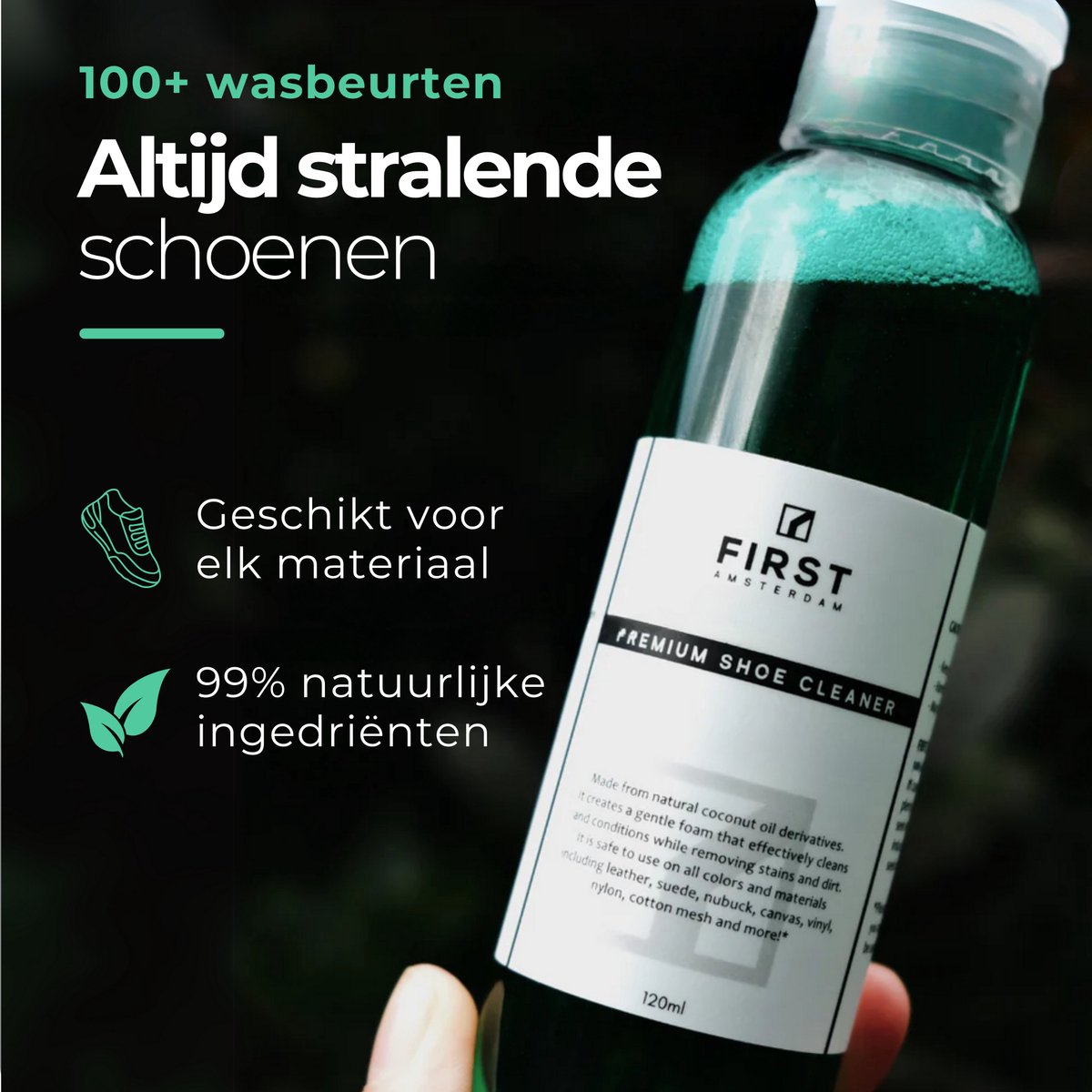 First Amsterdam Sneakercleaner Set - Essential Bundle - Shoe Brush