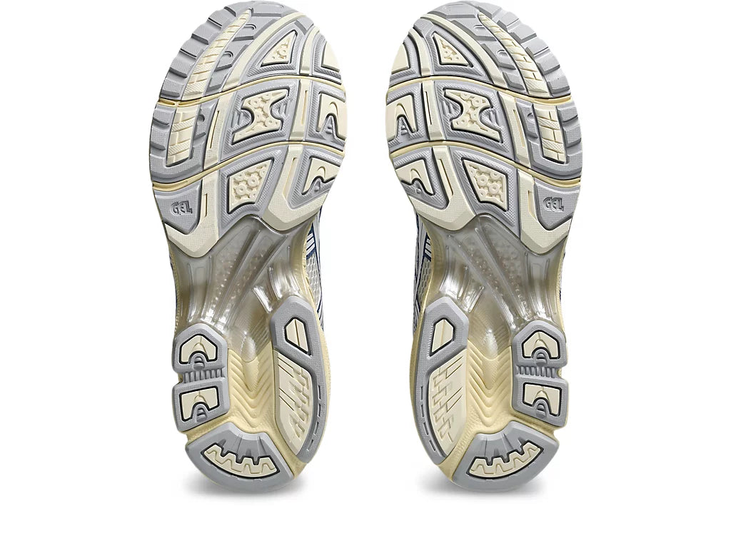 Asics Gel-Kayano 14 - Unisex - Cream Metallic Blau