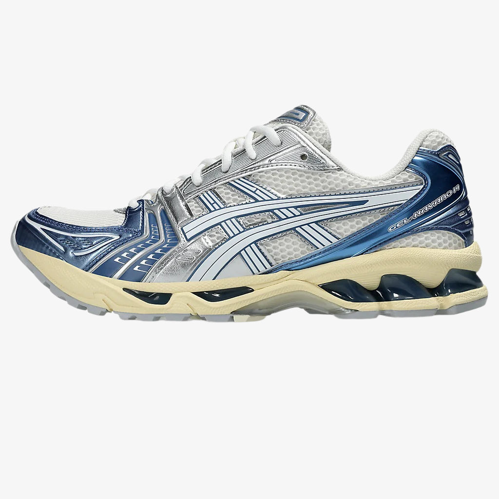 Asics Gel-Kayano 14 - Unisex - Cream Metallic Blau