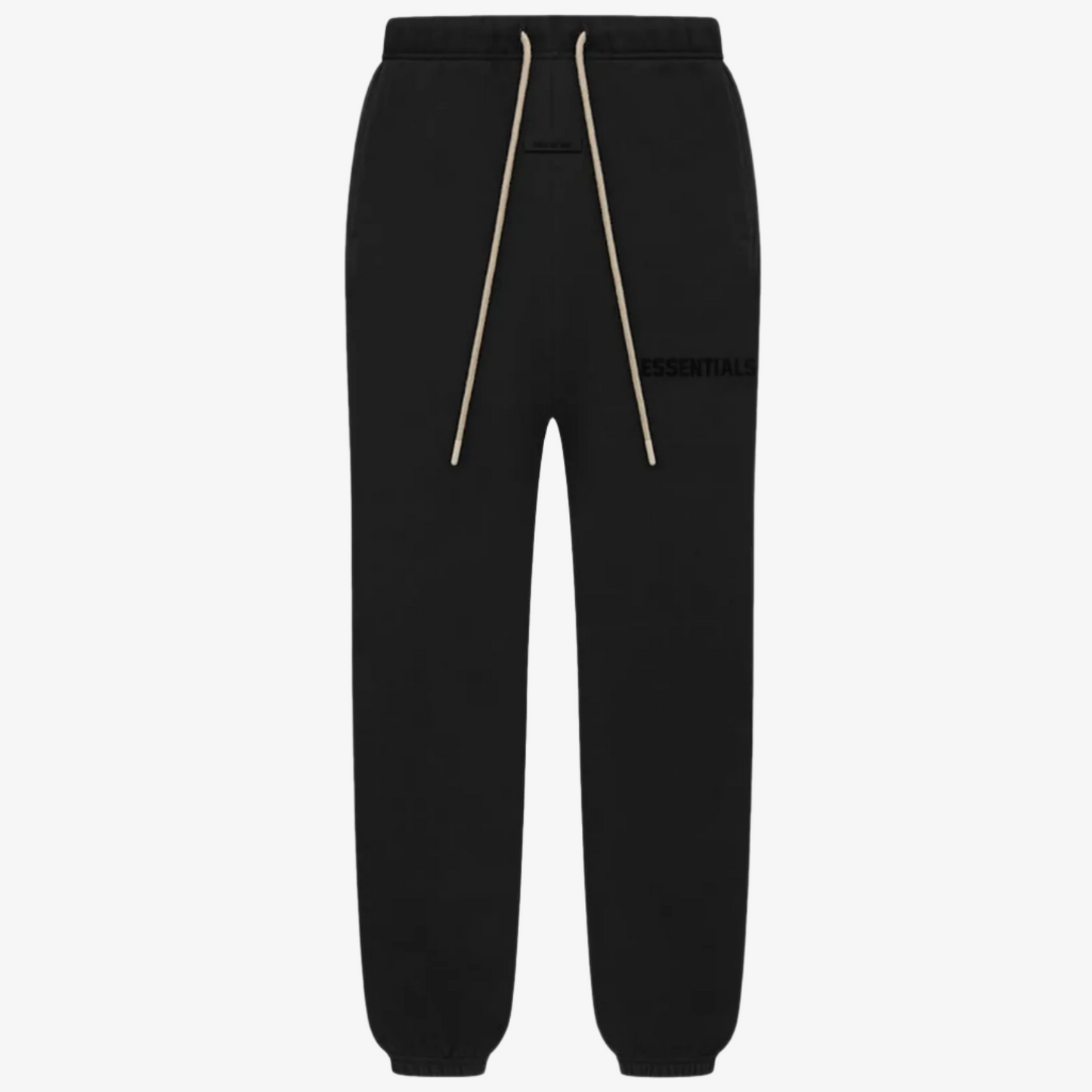 Fear of God Essentials Cream Drawstring Sweatpant - Unisex - Jet Schwarz