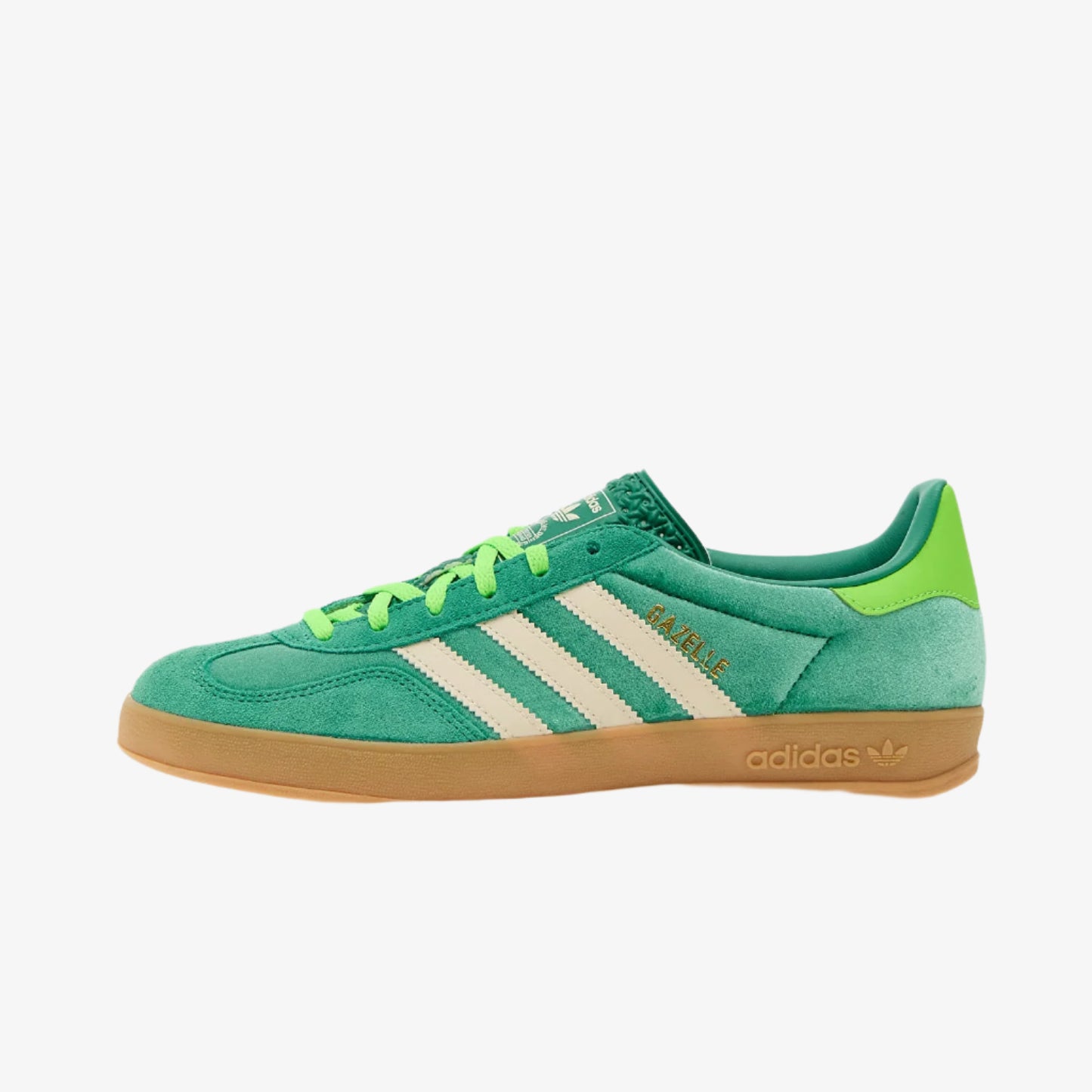 adidas Gazelle Indoor - Dames - Semi Court Green Velvet