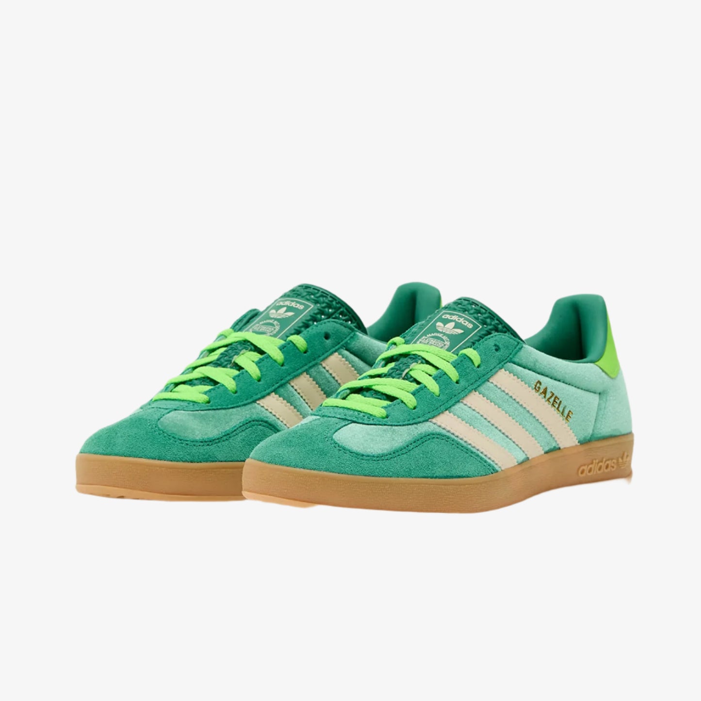 adidas Gazelle Indoor - Dames - Semi Court Green Velvet