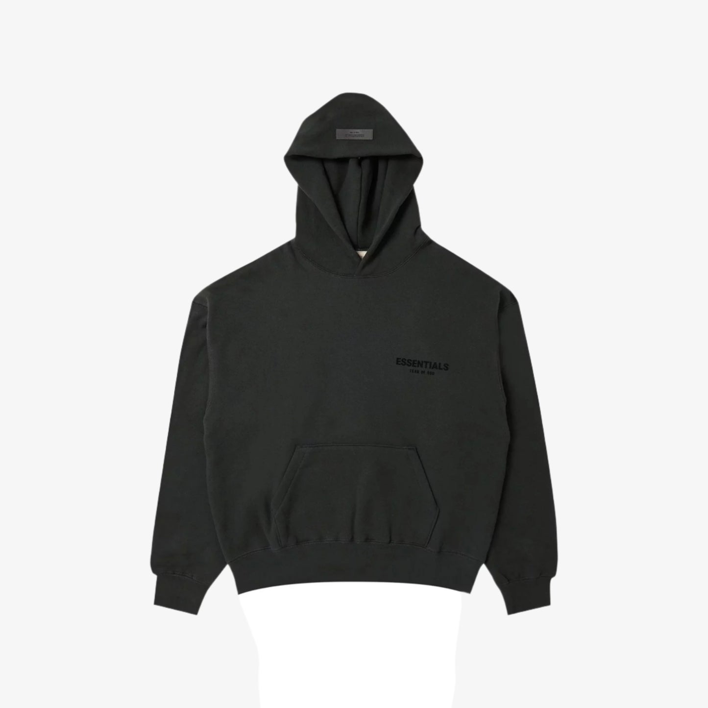 Fear of God Essentials Pullover Chest Logo - Unisex - Stretch Limo/Schwarz - Full Set