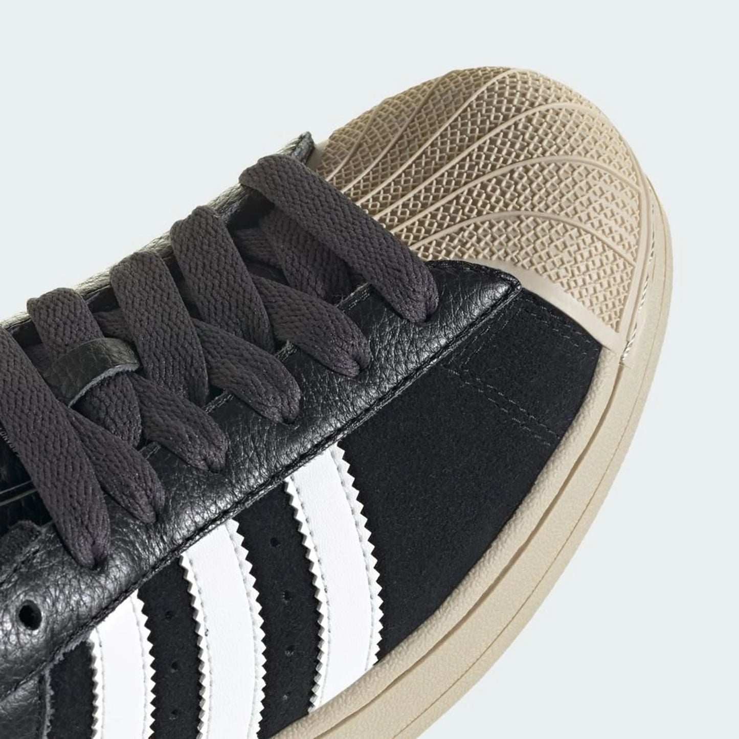 adidas Superstar II - Unisex - Core Black Core White Khaki Three