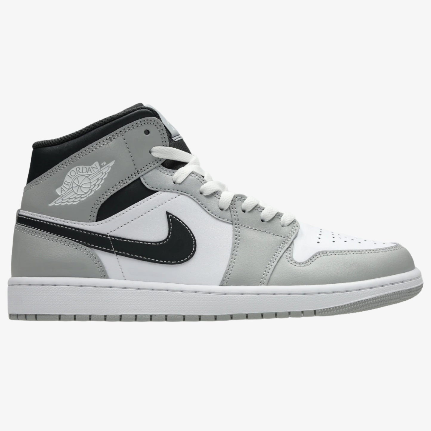 Air Jordan 1 Mid - Unisex - Light Smoke Grey Anthracite