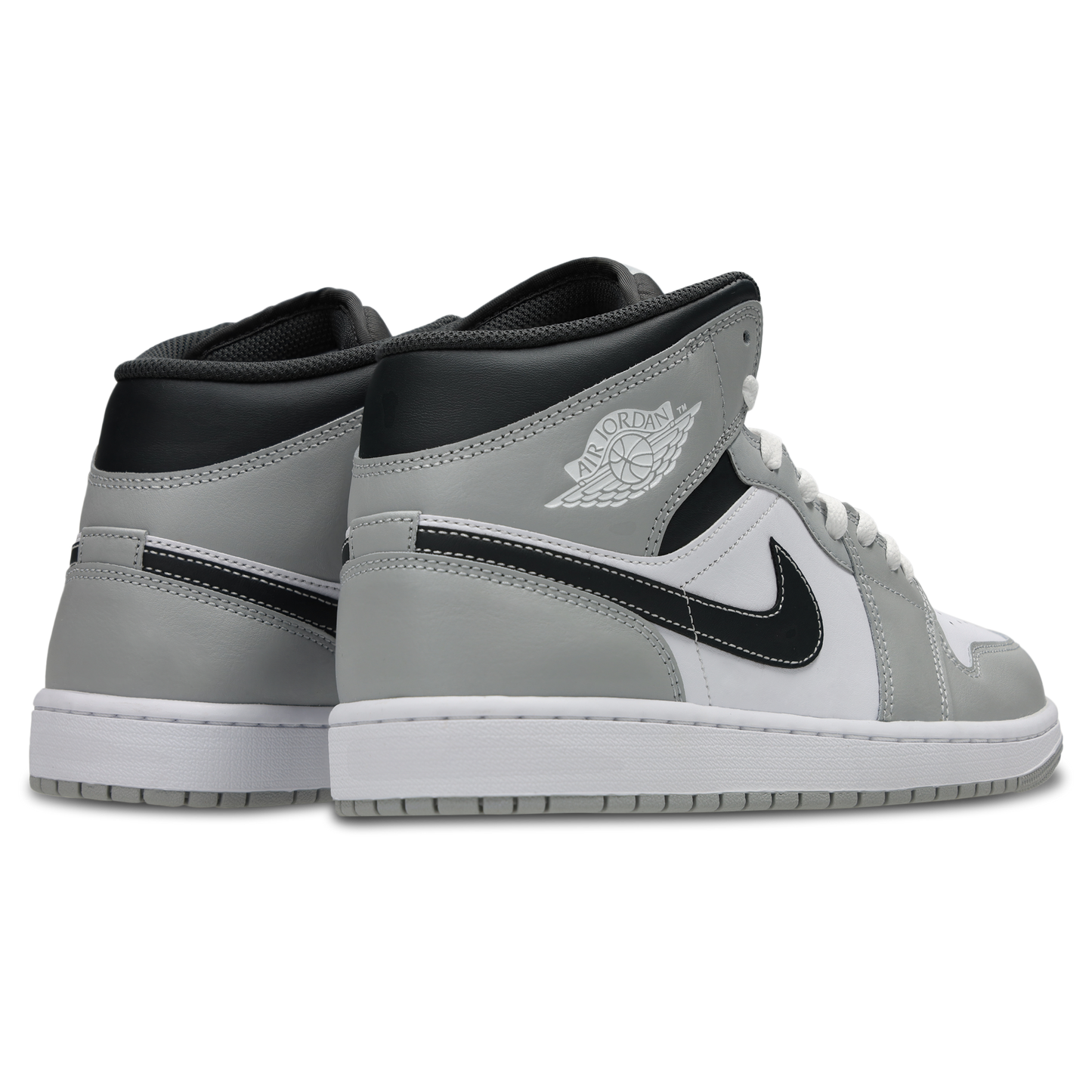 Air Jordan 1 Mid - Unisex - Light Smoke Grey Anthracite