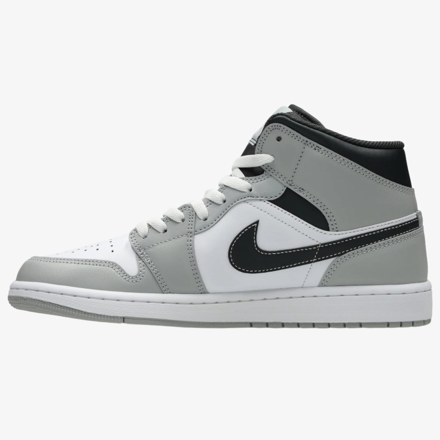 Air Jordan 1 Mid - Unisex - Light Smoke Grey Anthracite