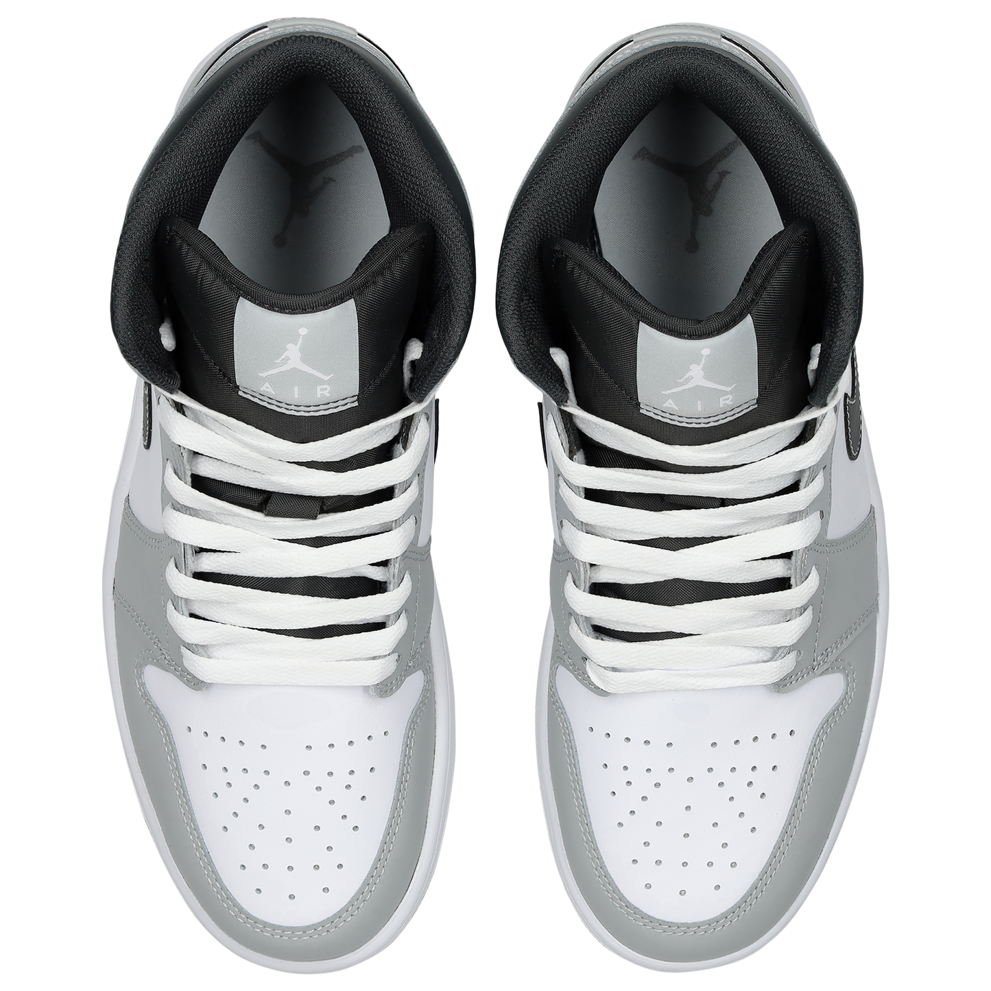 Air Jordan 1 Mid - Unisex - Light Smoke Grey Anthracite