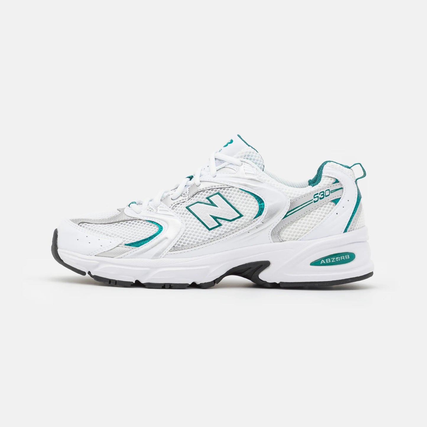 New Balance 530 - Unisex - White Silver Green