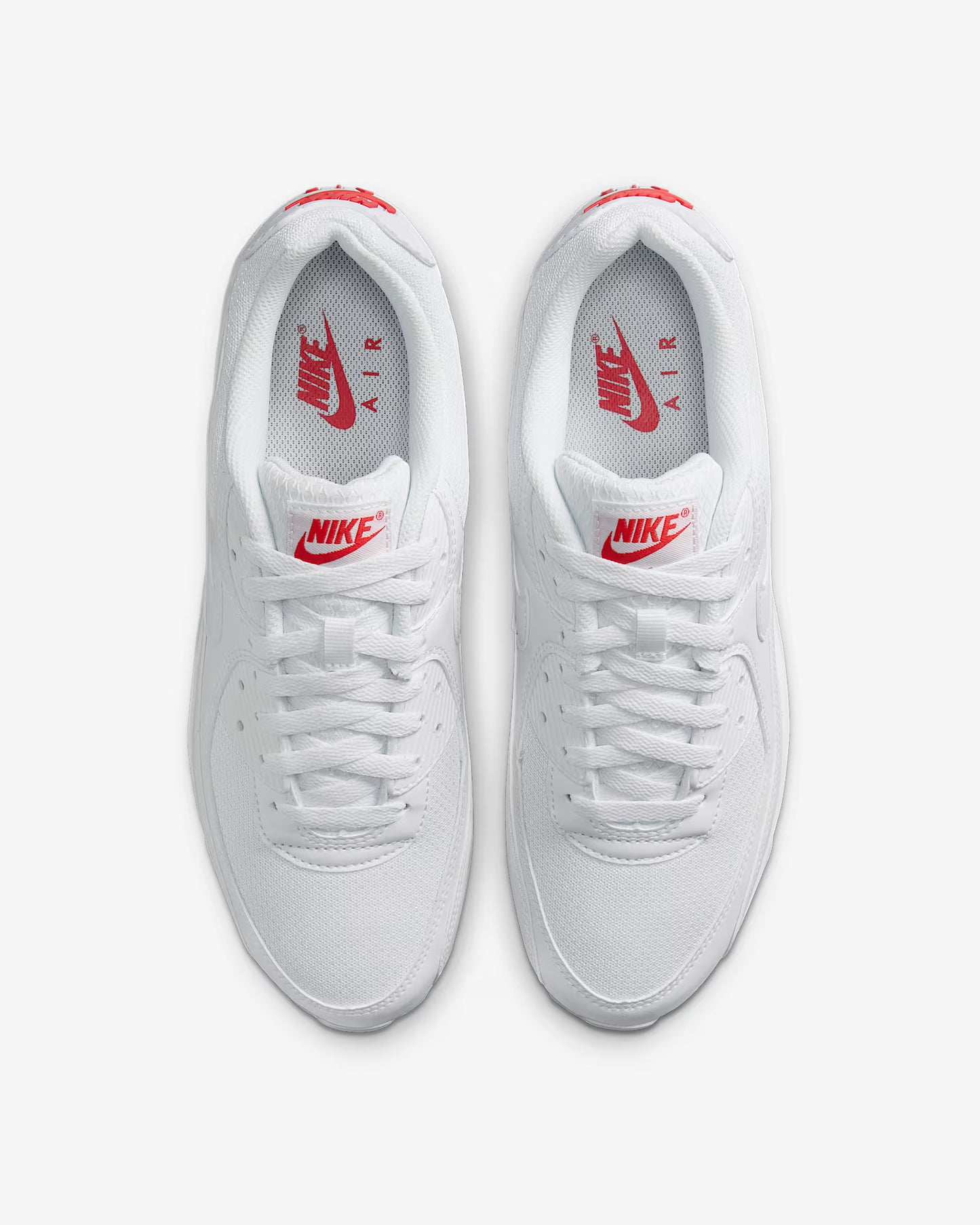 Nike Air Max 90 - Unisexe - Blanc Light Crimson