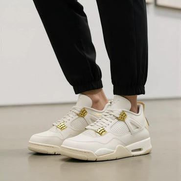 Air Jordan 4 - Femme - Metallic Gold