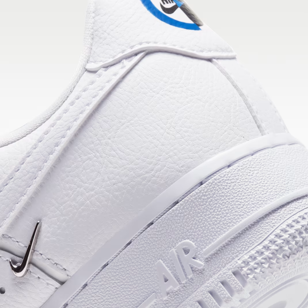 Nike Air Force 1 Low - Women's - White Hyper Royal Black