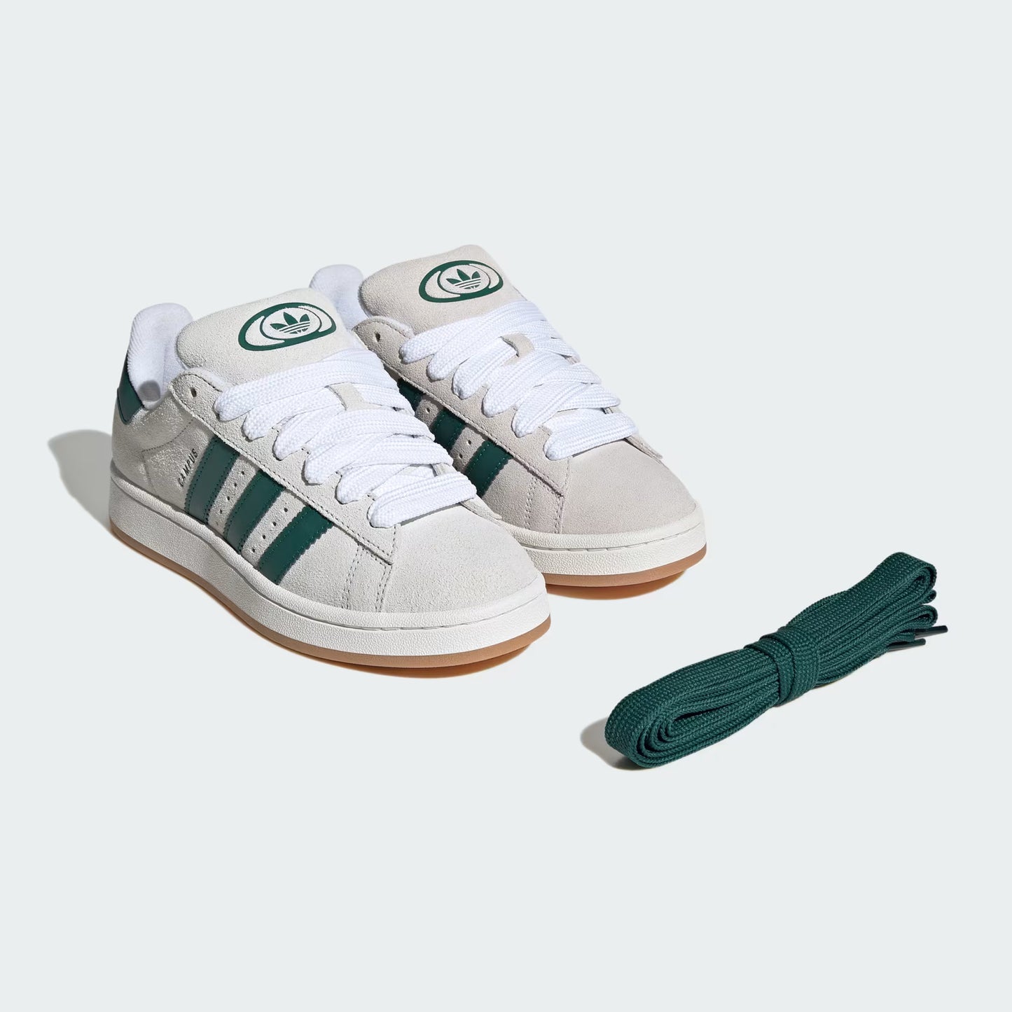 adidas Originals Campus 00s - Women's - Crystal White Collegiate Green