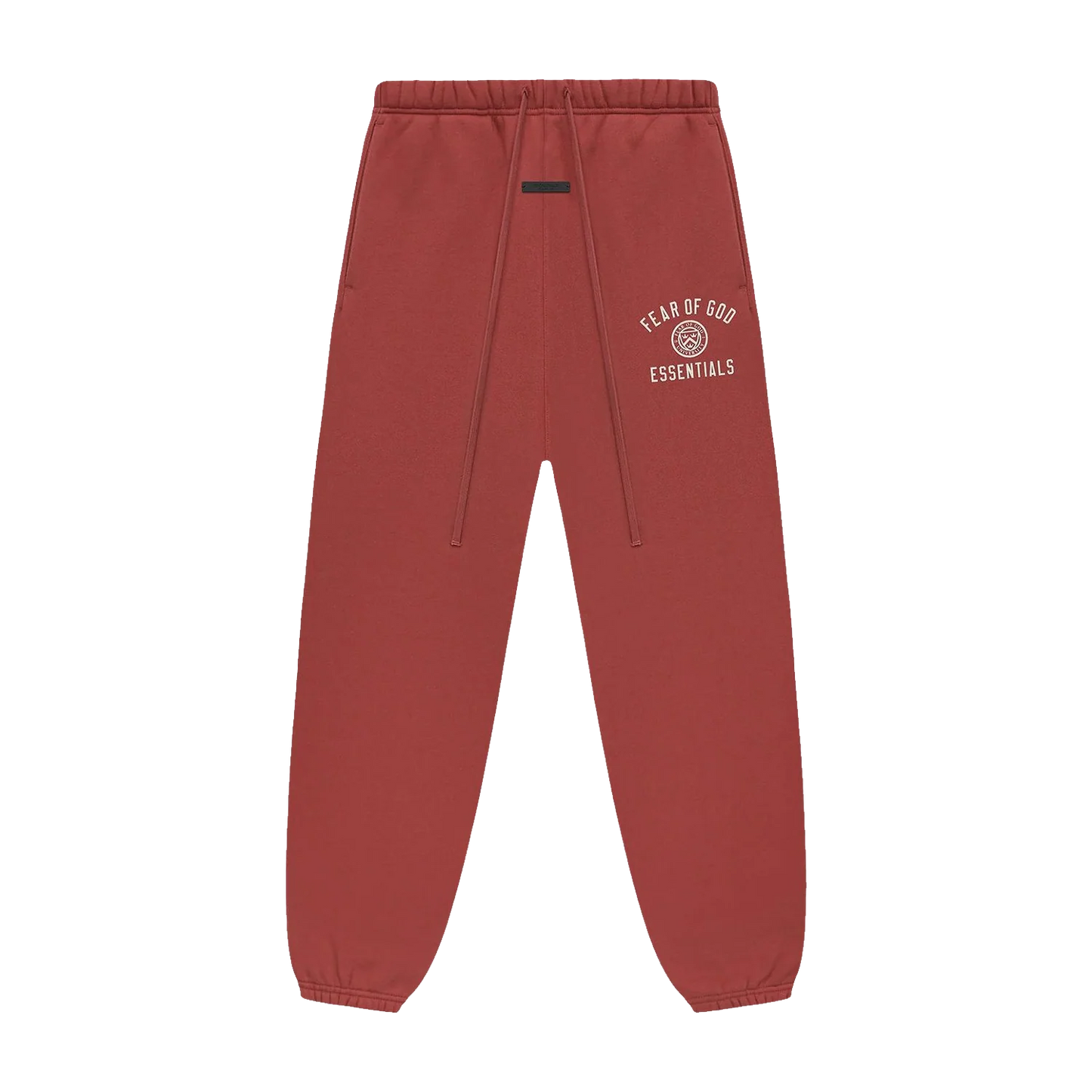 Fear of God Essentials FW24 Fleece Sweatpants - Unisex - Crimson
