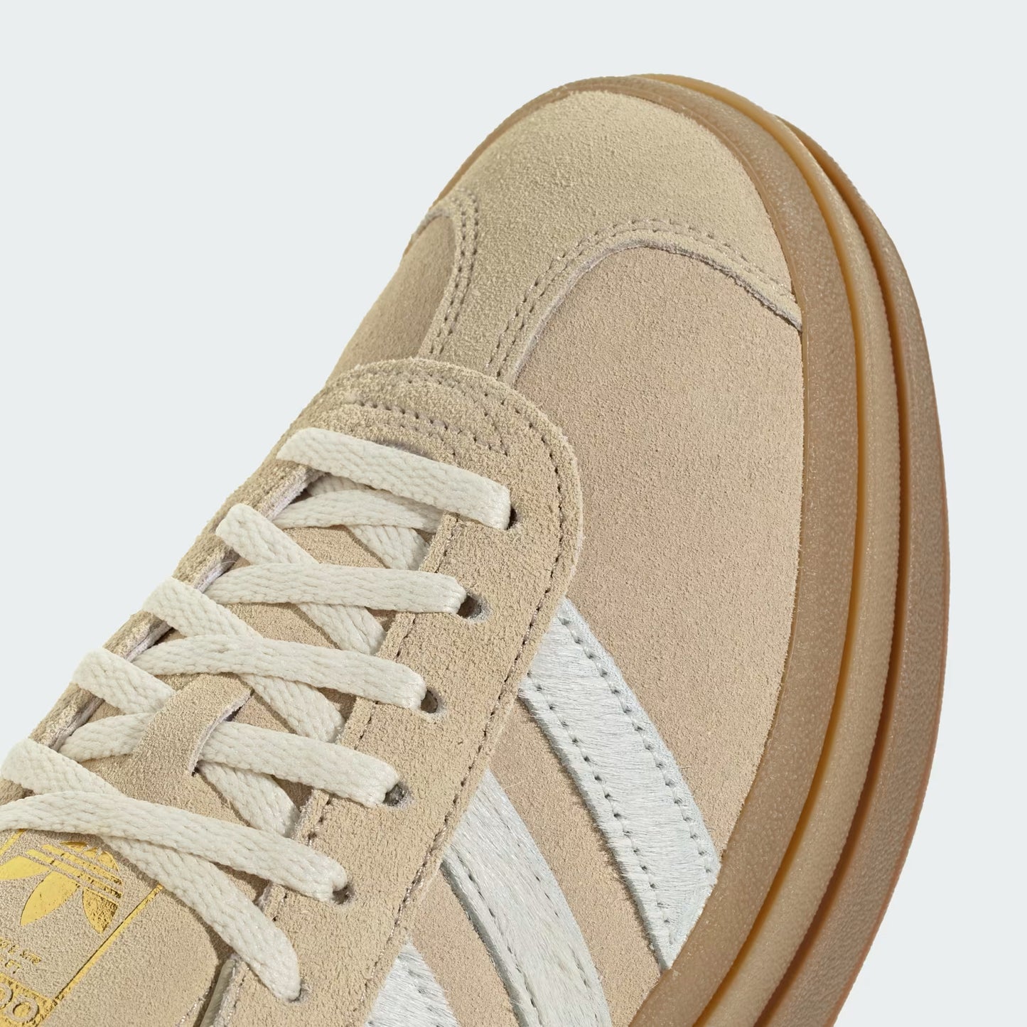 adidas Gazelle Bold - Women's - Stone Khaki Cream White
