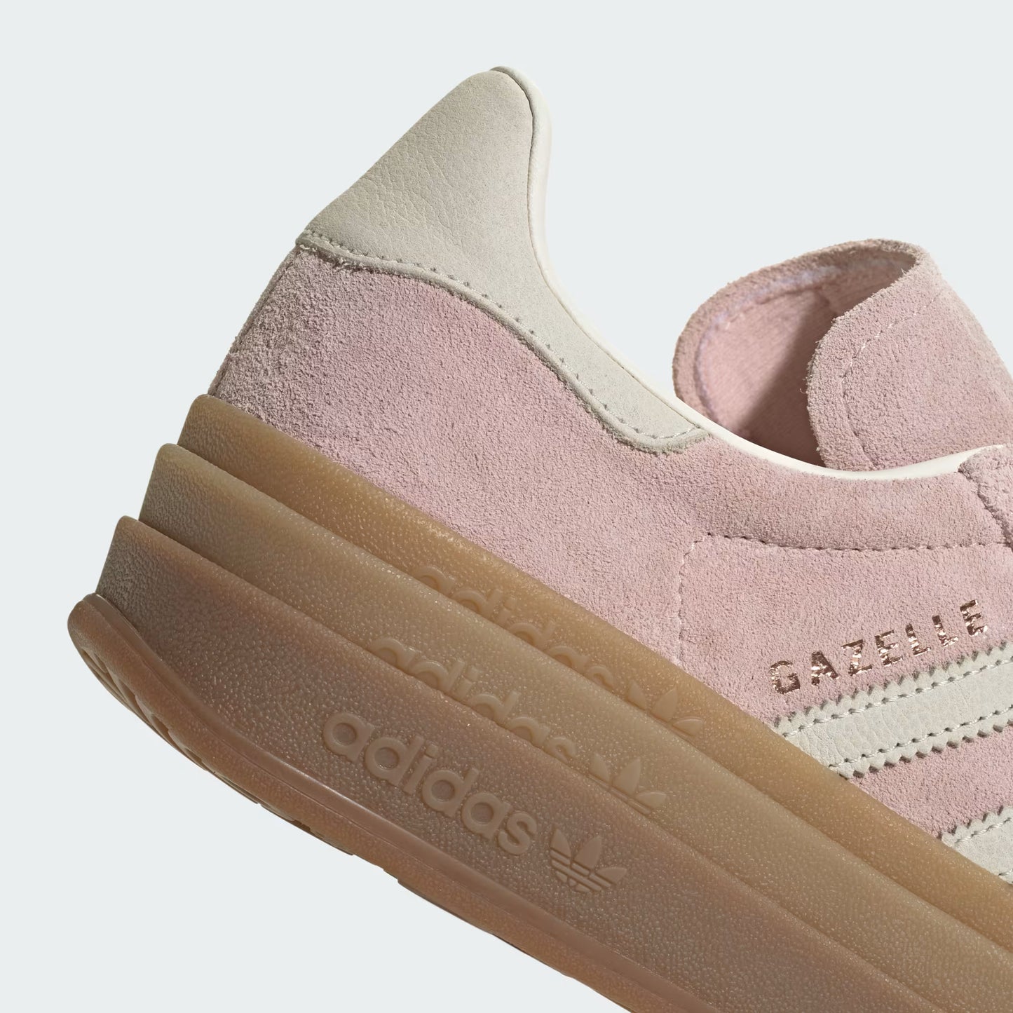 adidas Gazelle Bold - Women's - Sandy Pink Off White Copper Metallic