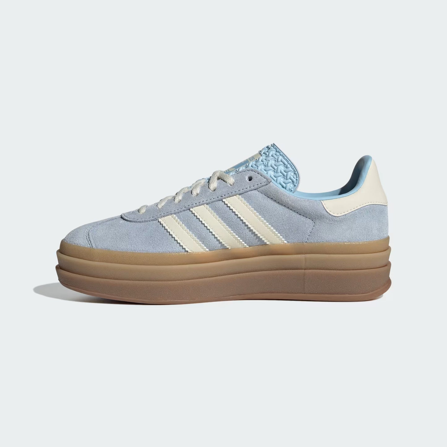 adidas Gazelle Bold - Mujer - Clear Sky Cream Blanco