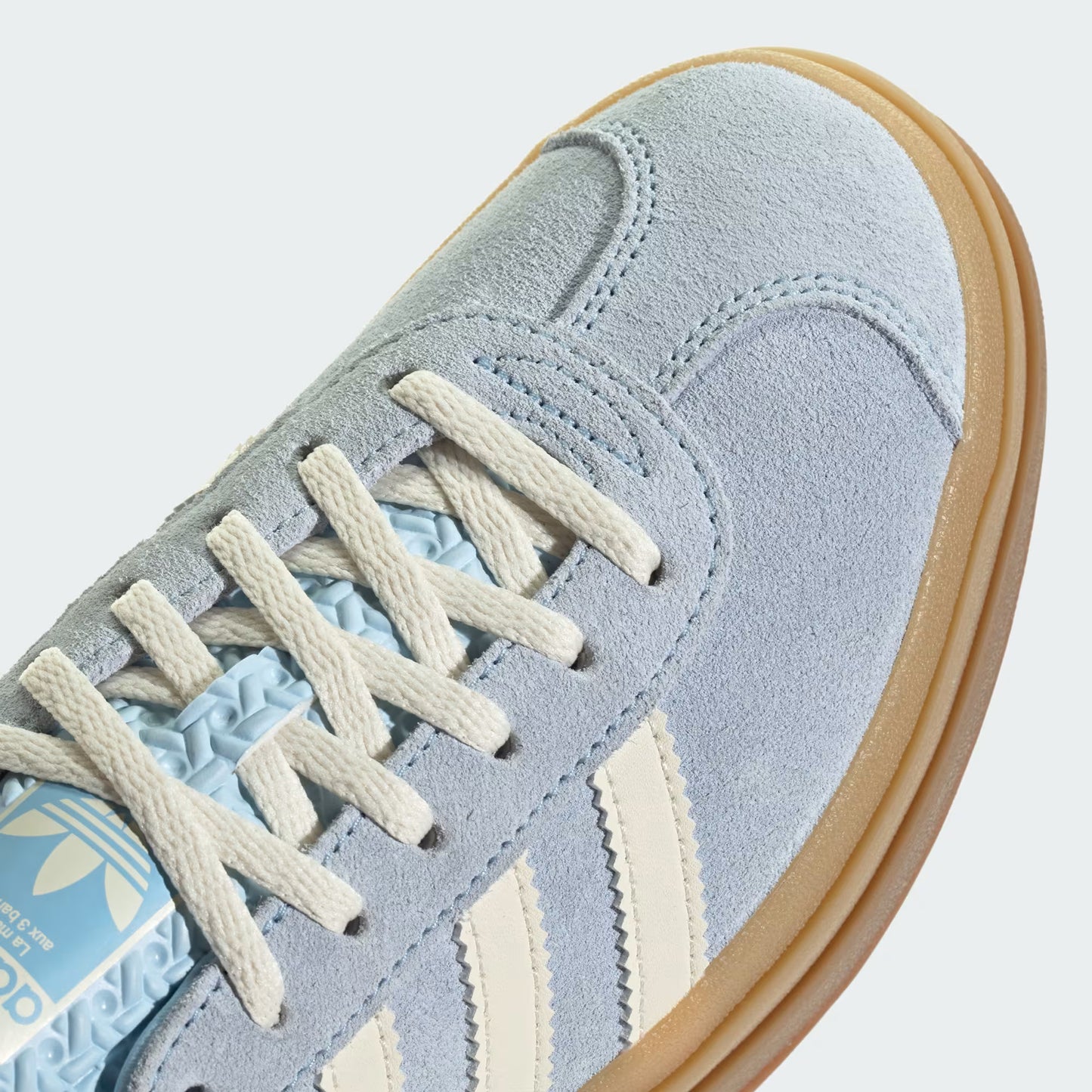 adidas Gazelle Bold - Mujer - Clear Sky Cream Blanco