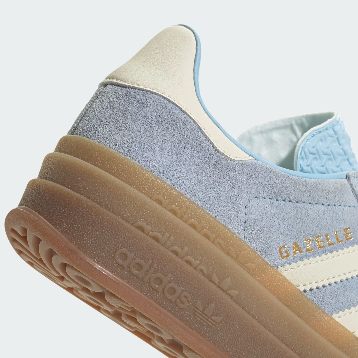 adidas Gazelle Bold - Mujer - Clear Sky Cream Blanco