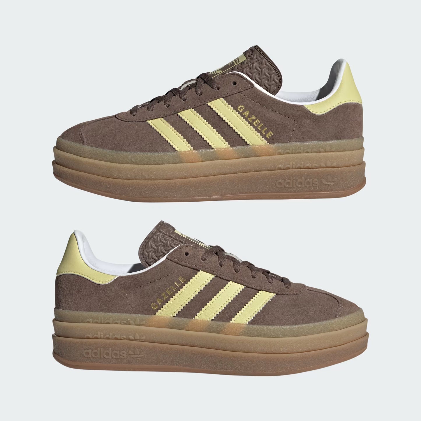 adidas Gazelle Bold - Women's - Earth Strata Powder Yellow