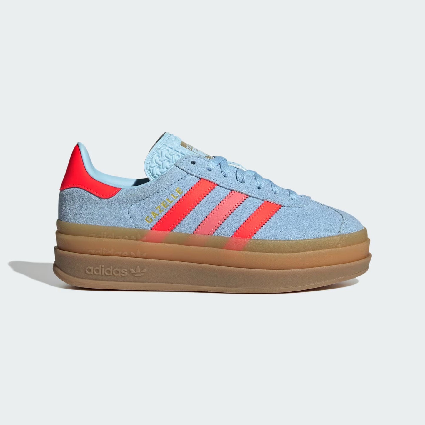 adidas Gazelle Bold - GS - Clear Sky Solar Red