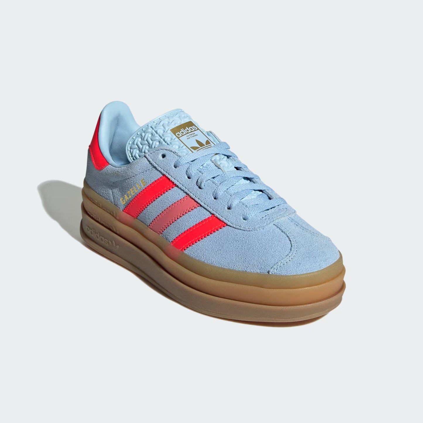 adidas Gazelle Bold - GS - Clear Sky Solar Red