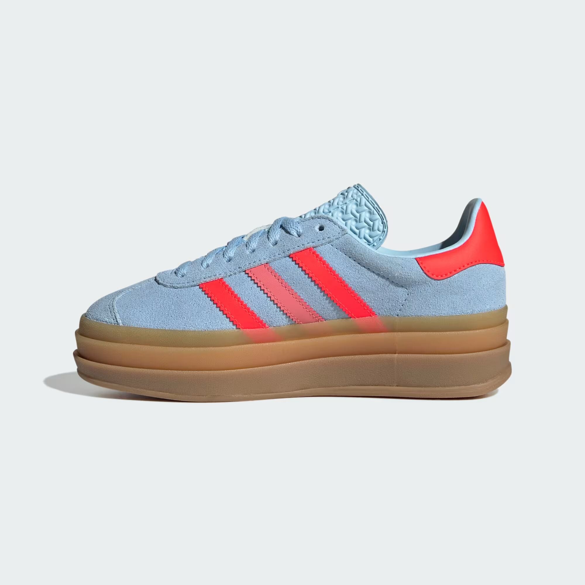 adidas Gazelle Bold GS Clear Sky Solar Red – Sneaxx