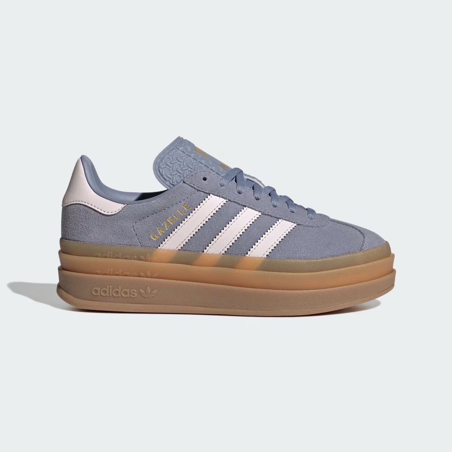 adidas Gazelle Bold - GS - Silver-Coloured Violet Pink
