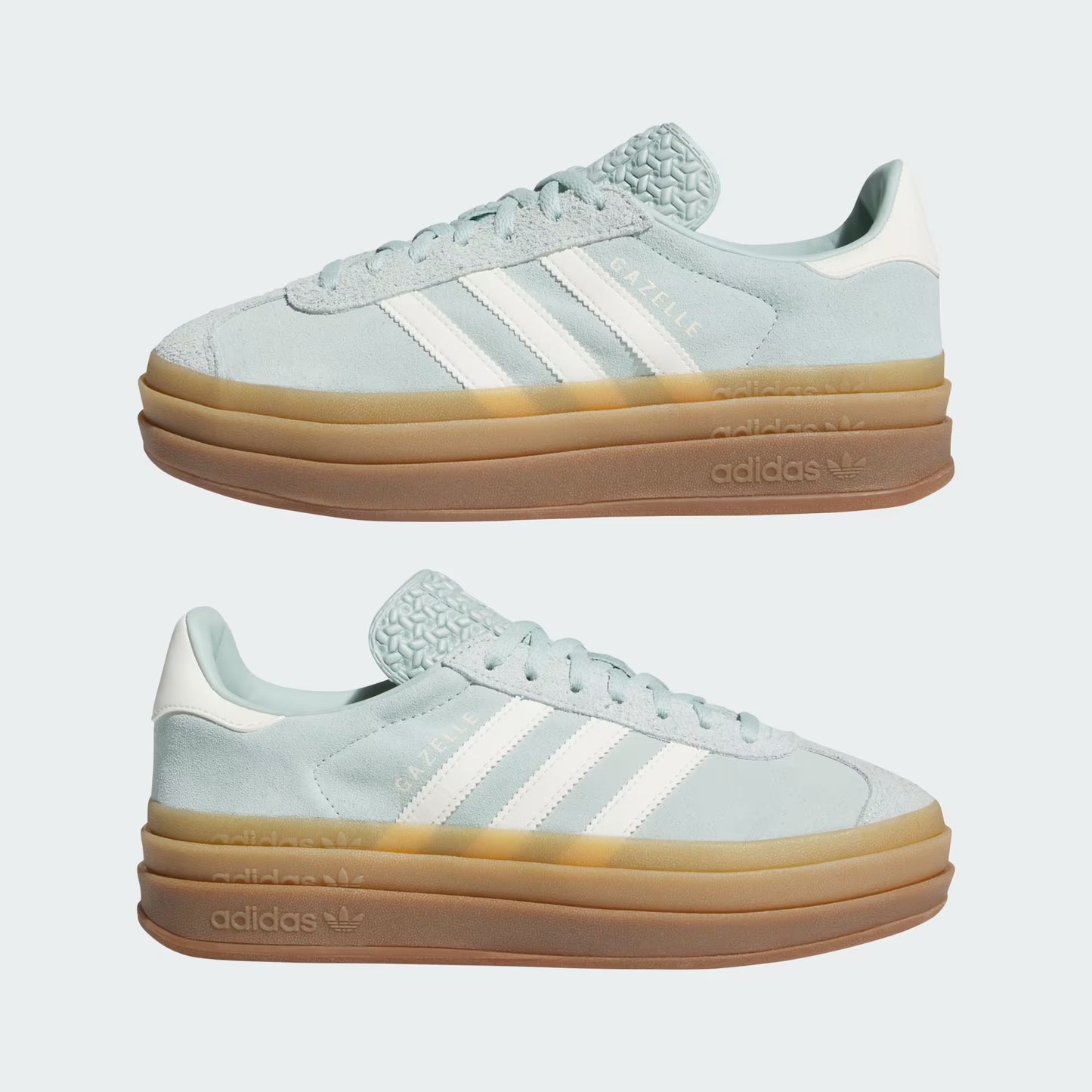 adidas Gazelle Bold - Women's - Ash Green Off White