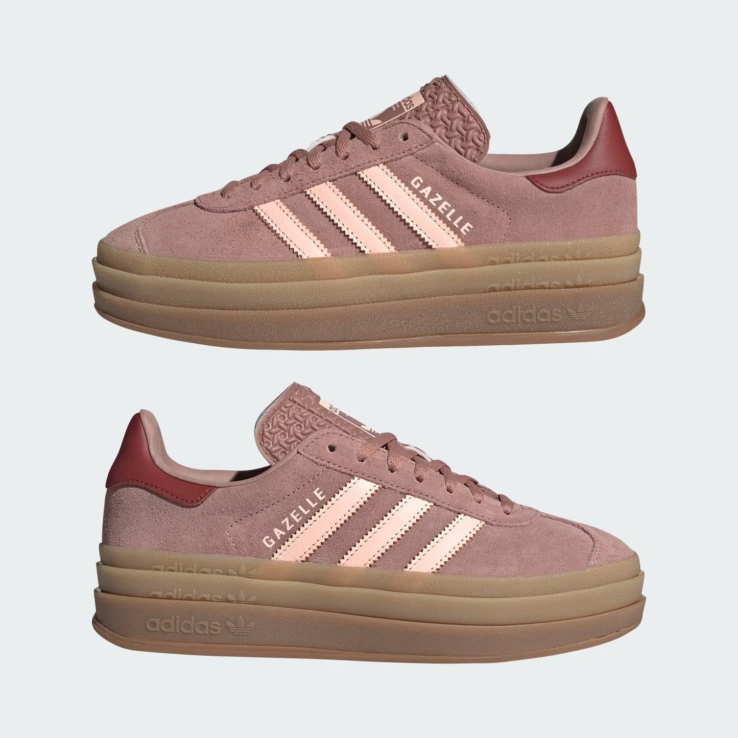 adidas Gazelle Bold - Women's - Warm Clay Clear Orange Preloved Ruby