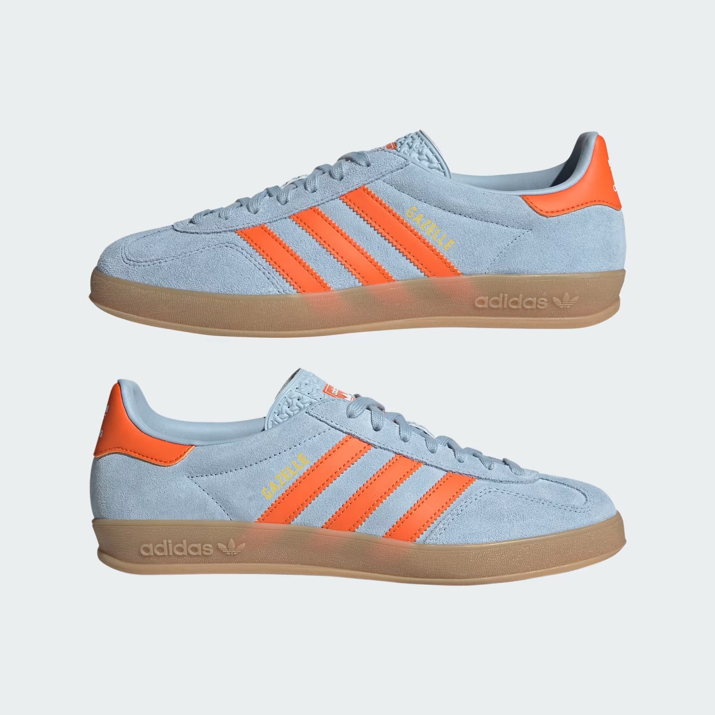 adidas Gazelle Indoor - Unisex - Wonder Blauw Orange