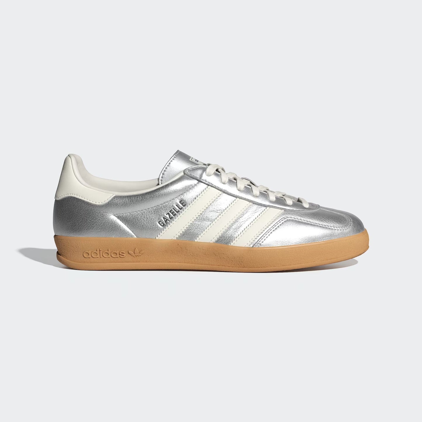 adidas Gazelle Indoor - Dames - Silver Metallic Wit