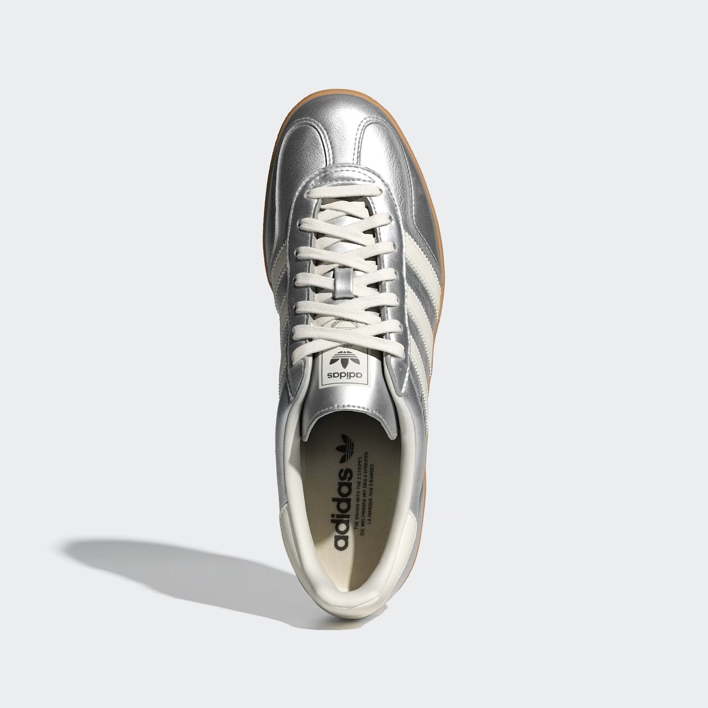 adidas Gazelle Indoor - Dames - Silver Metallic Wit