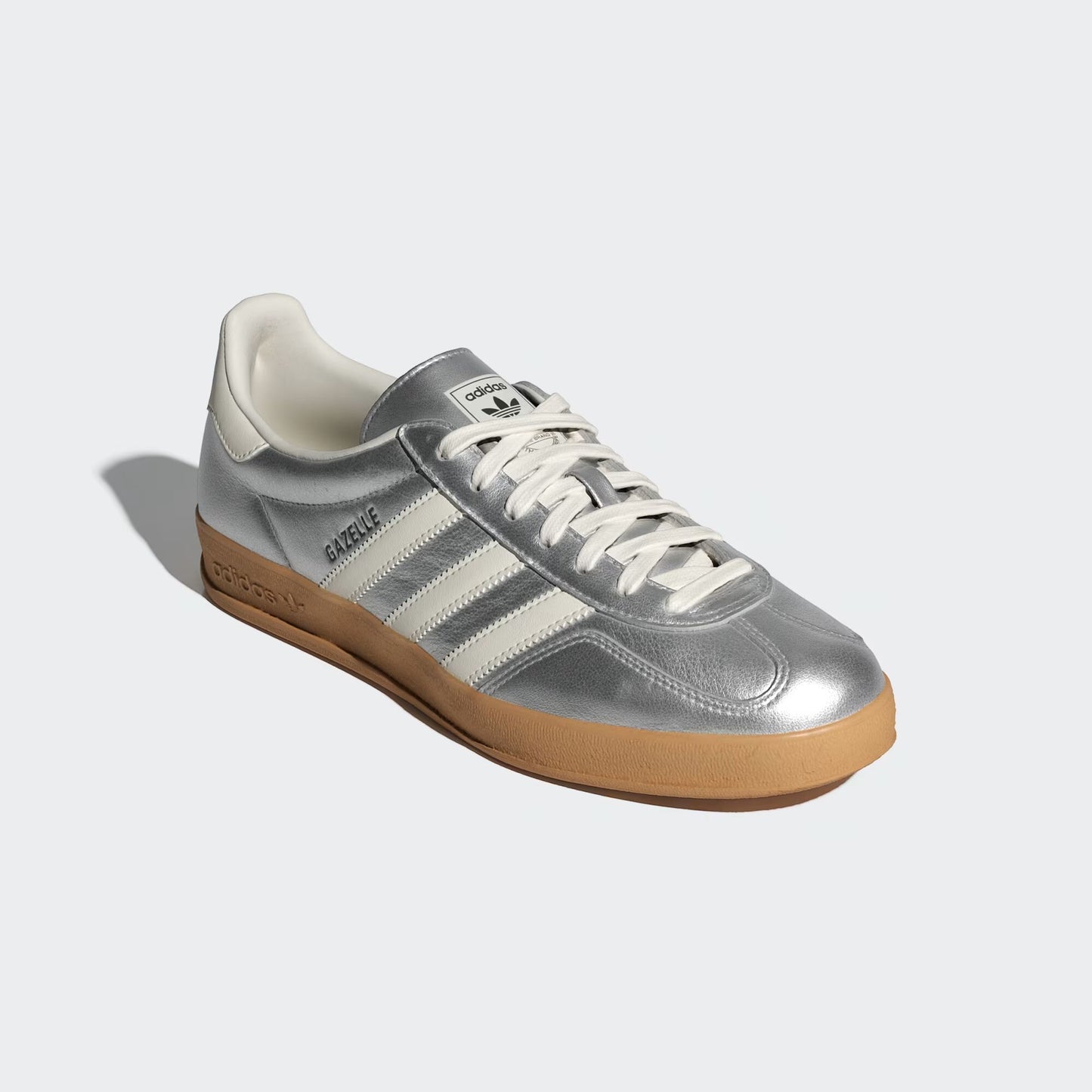 adidas Gazelle Indoor - Dames - Silver Metallic Wit