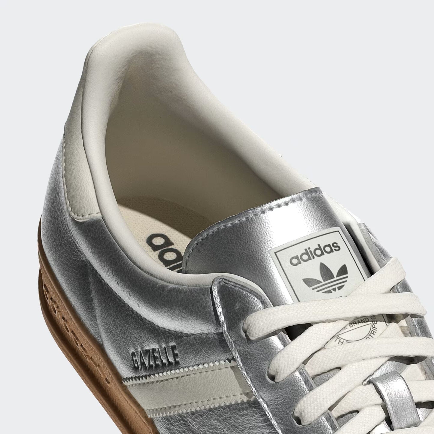 adidas Gazelle Indoor - Dames - Silver Metallic Wit