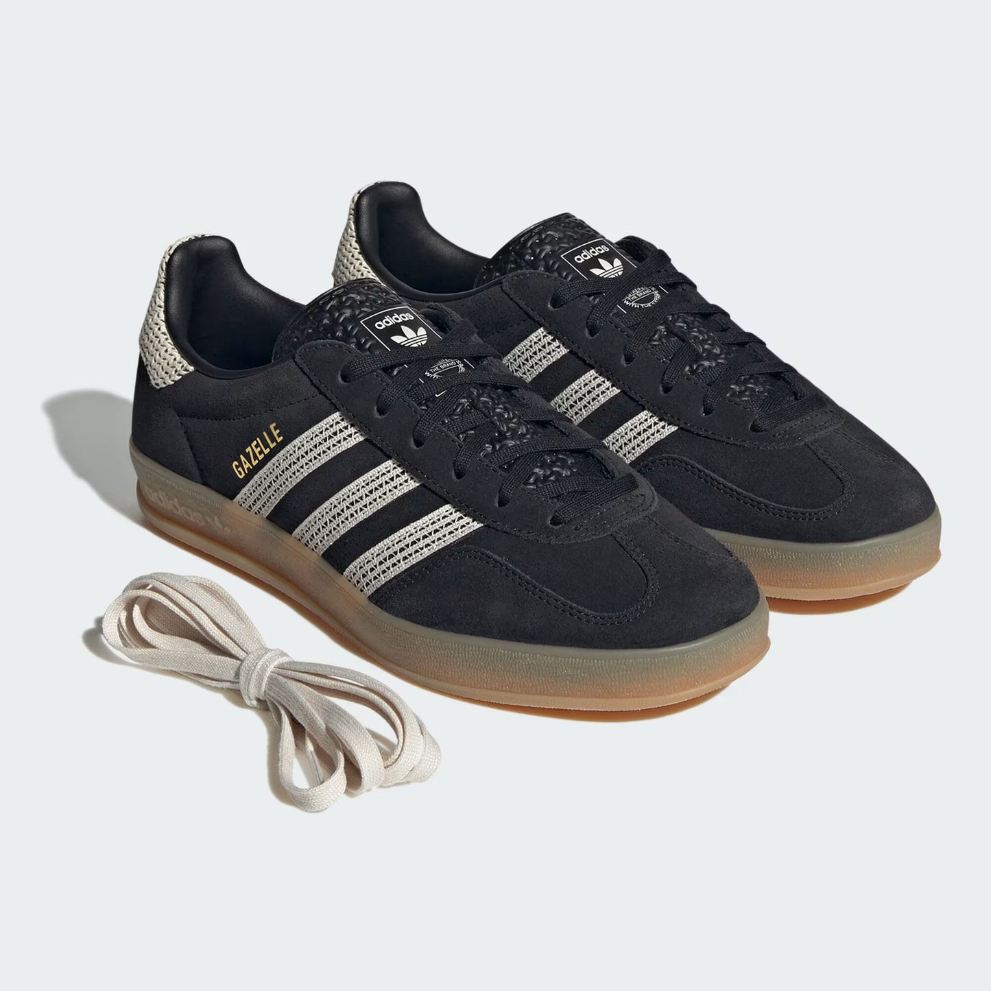 adidas Gazelle Indoor - Women's - Core Black Wonder White
