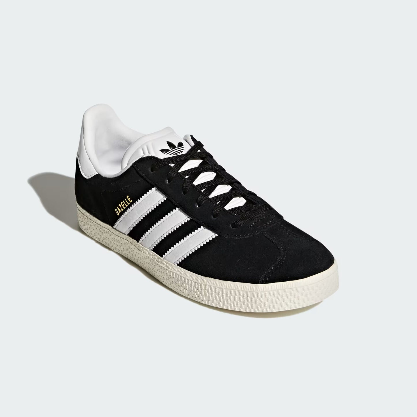 adidas Gazelle - GS - Core Black Cloud White Gold Metallic