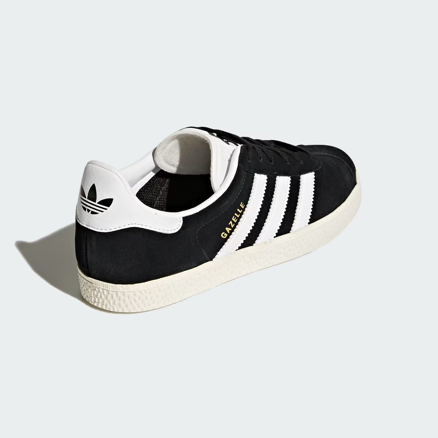 adidas Gazelle - GS - Core Black Cloud White Gold Metallic