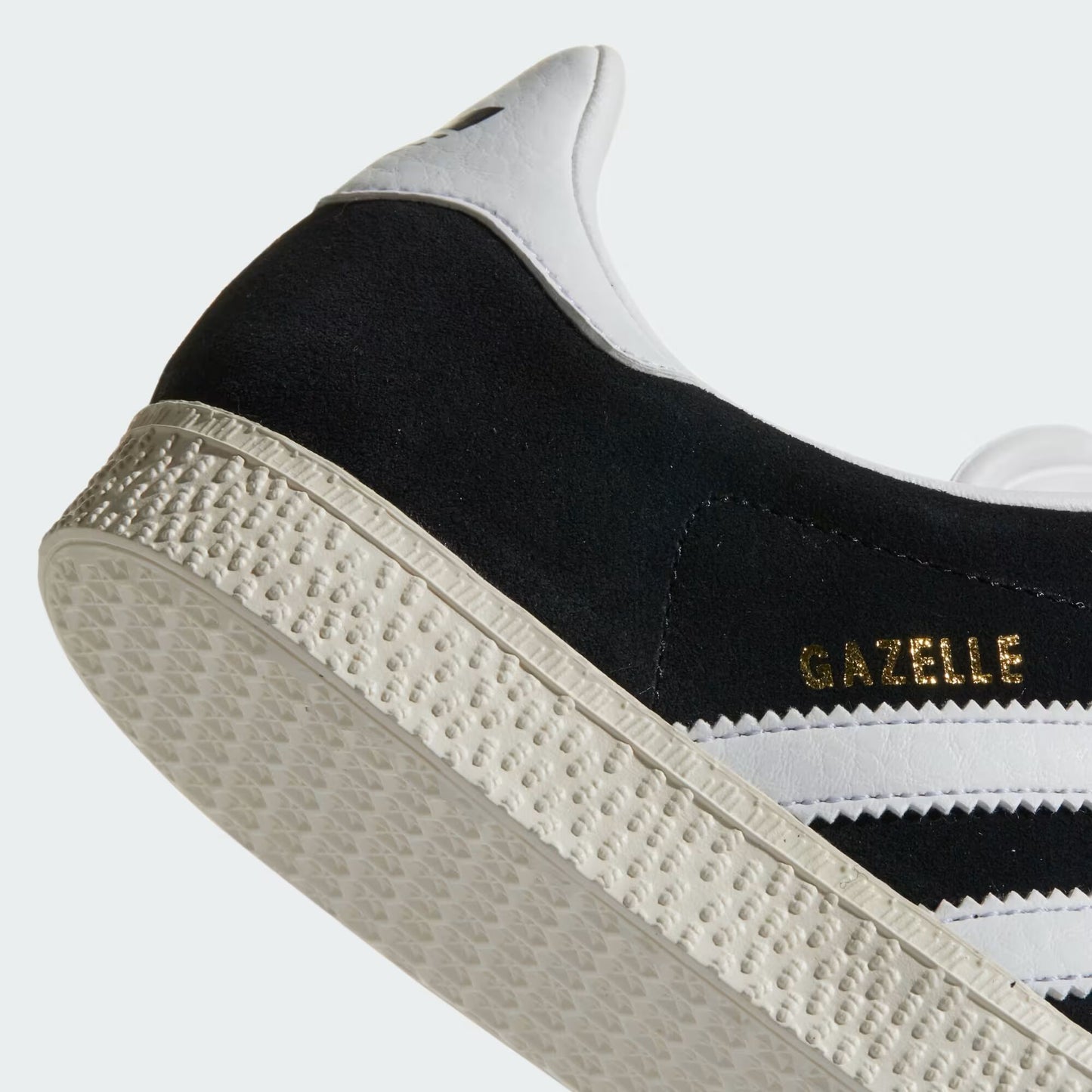 adidas Gazelle - GS - Core Black Cloud White Gold Metallic