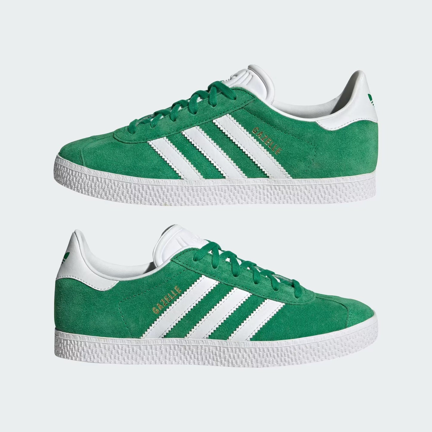 adidas Gazelle - GS - Green Cloud White