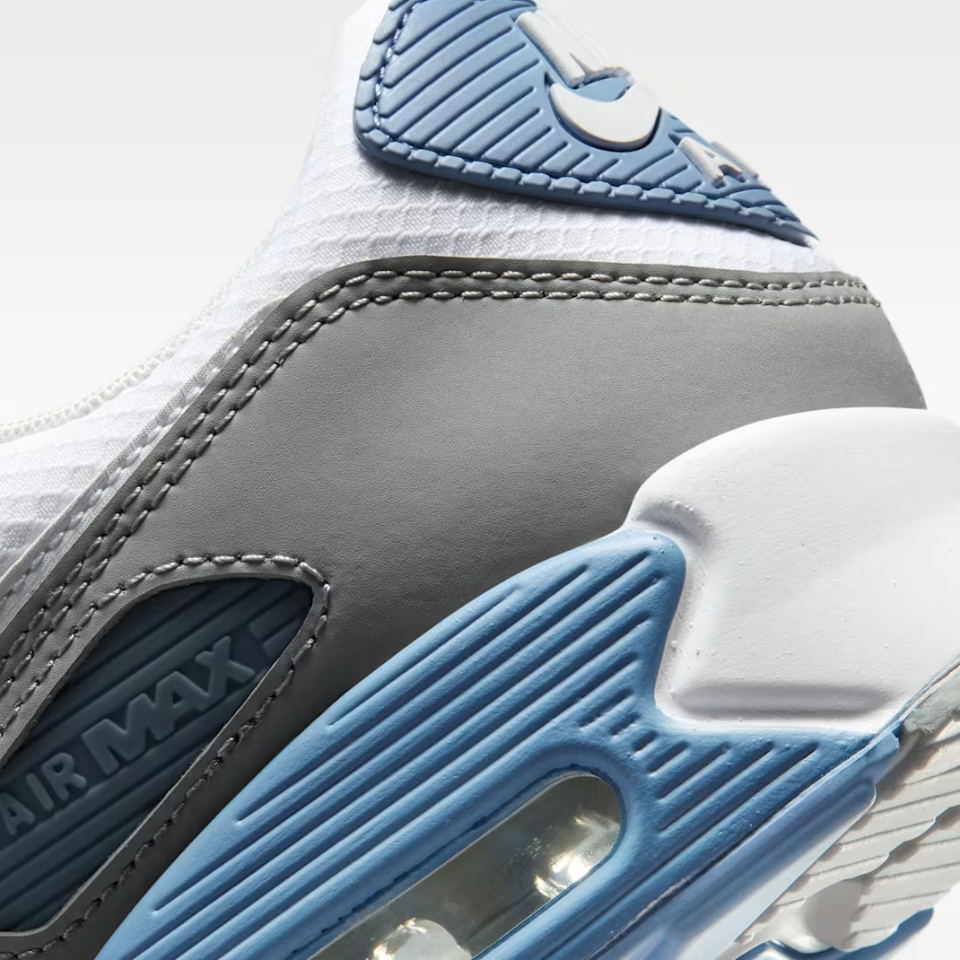 Nike Air Max 90 - Unisex - White Light Smoke Grey
