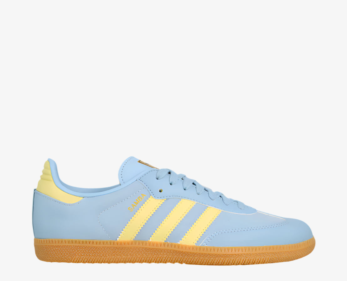 adidas Samba OG - GS - Blue Powder Yellow
