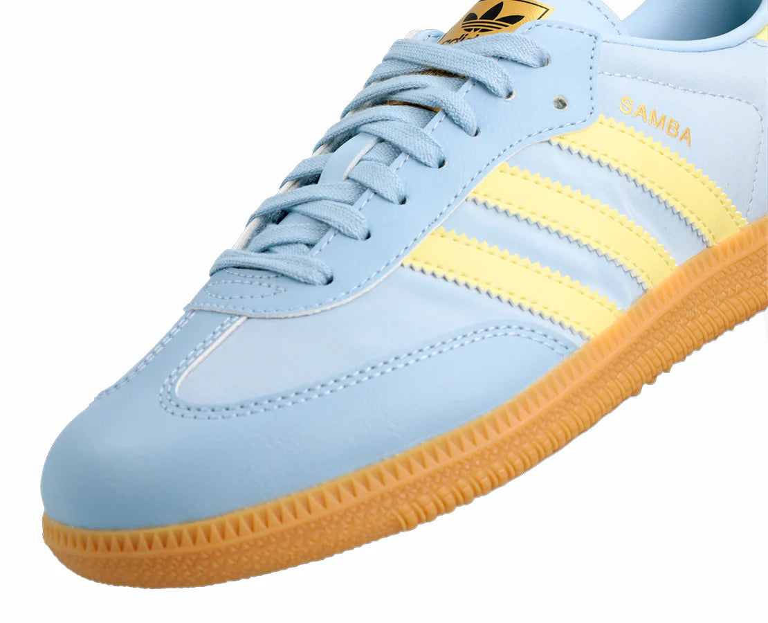 adidas Samba OG - GS - Blue Powder Yellow