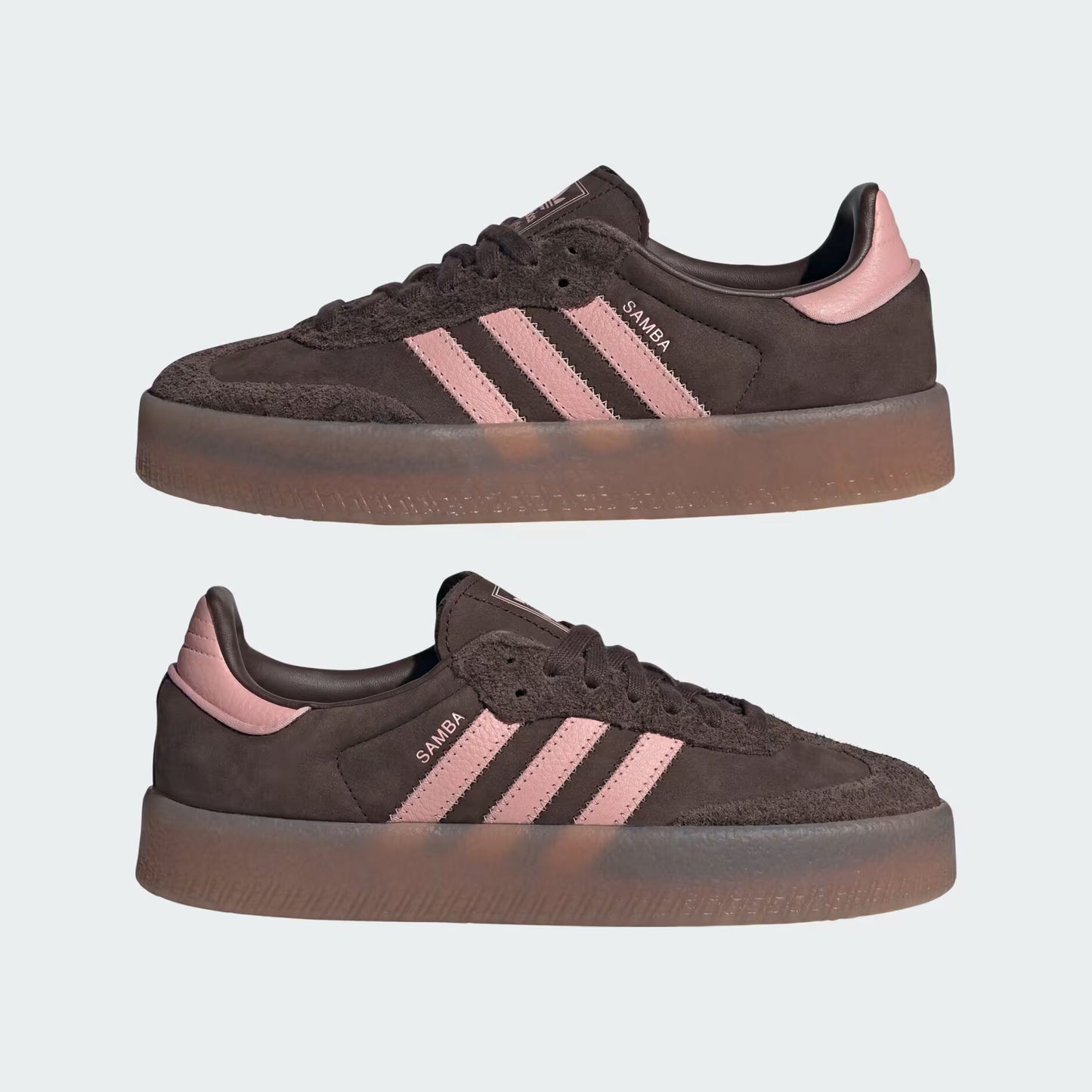 adidas Sambae - Mujer - Dark Brown Wonder Mauve Gum M2