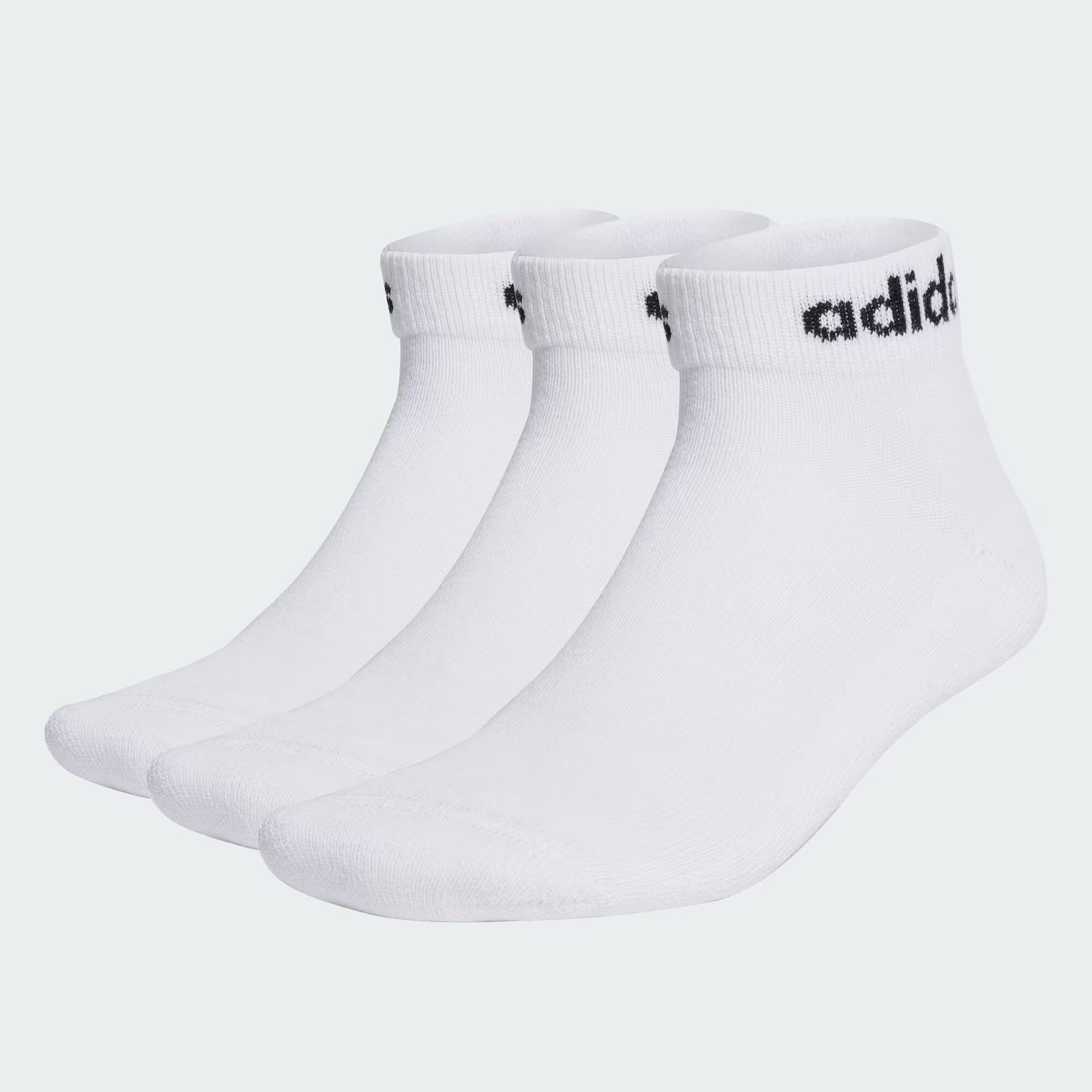 adidas - 3-Pack Ankle Socks - Unisex - Weiß/Schwarz