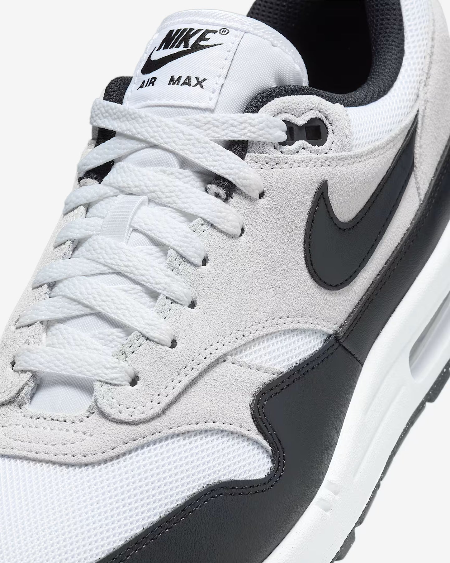 Nike Air Max 1 - Unisexe - Noir Blanc
