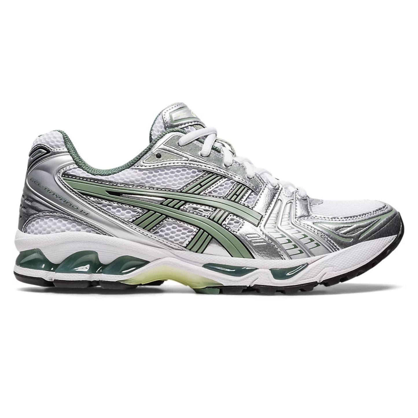 Asics Gel-Kayano 14 - Unisex - Weiß Pure Silver Slate Grey