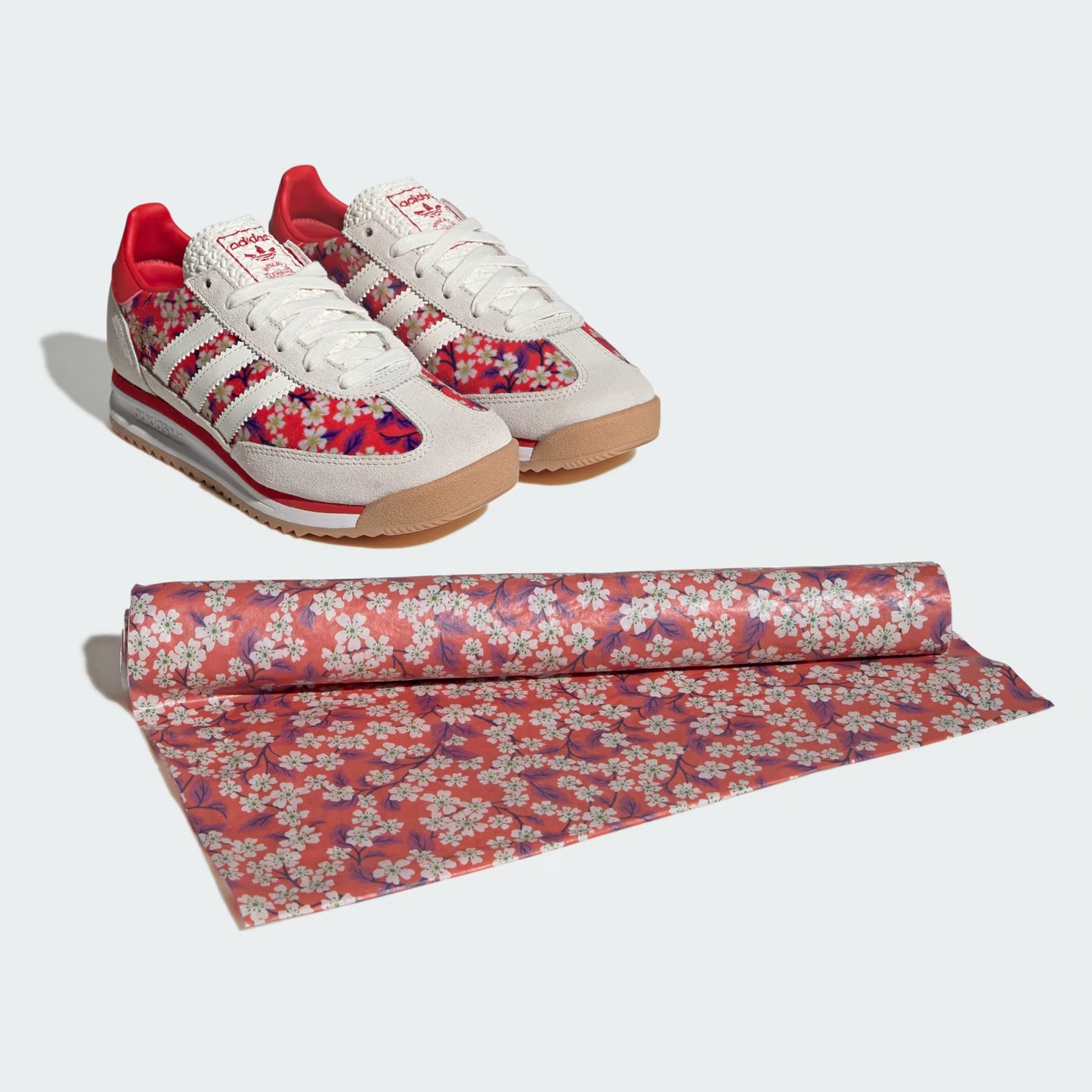 adidas SL 72 OG - GS - Liberty London Cloud White Bliss Gum