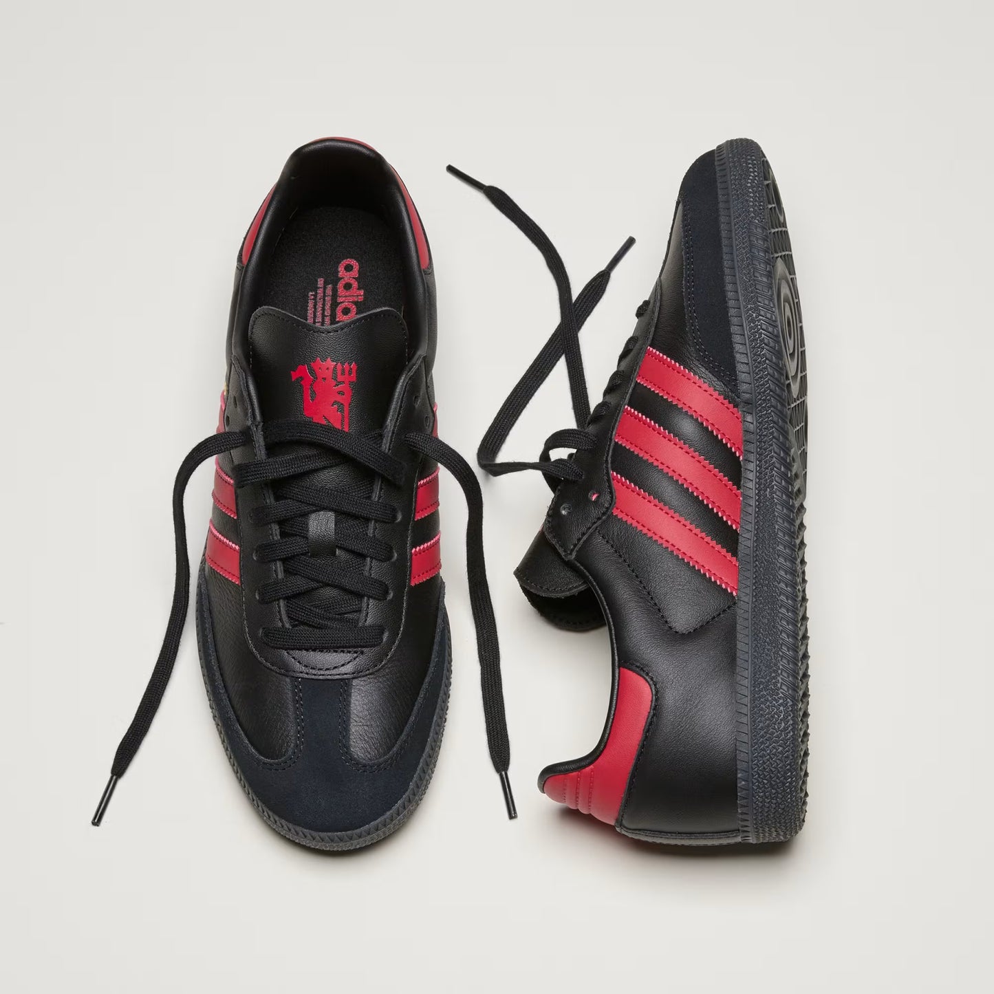 adidas Samba Manchester United - Unisex - Core Schwarz Rot
